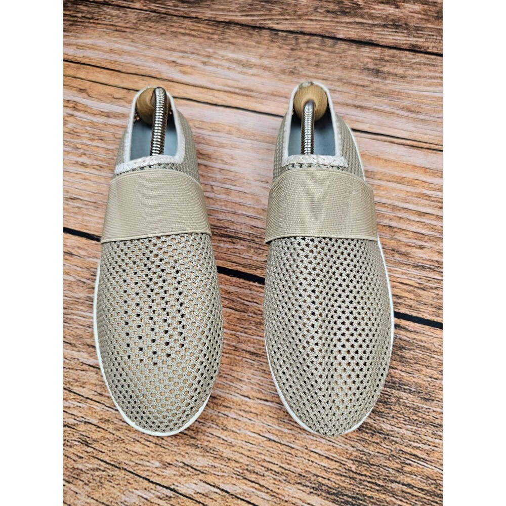 NWOB Fashion Womens 9.5-10.5 Mesh Shoes Sneaker Foam Mules Lightweight Brown - Picture 3 of 11